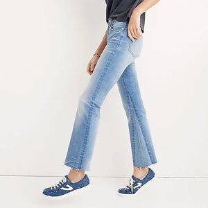 Madewell Cali Demi-Boot Jeans Inset Edition McKinney Wash